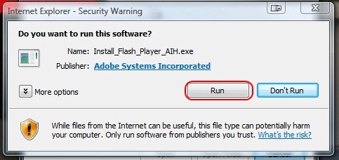 Run the software installer